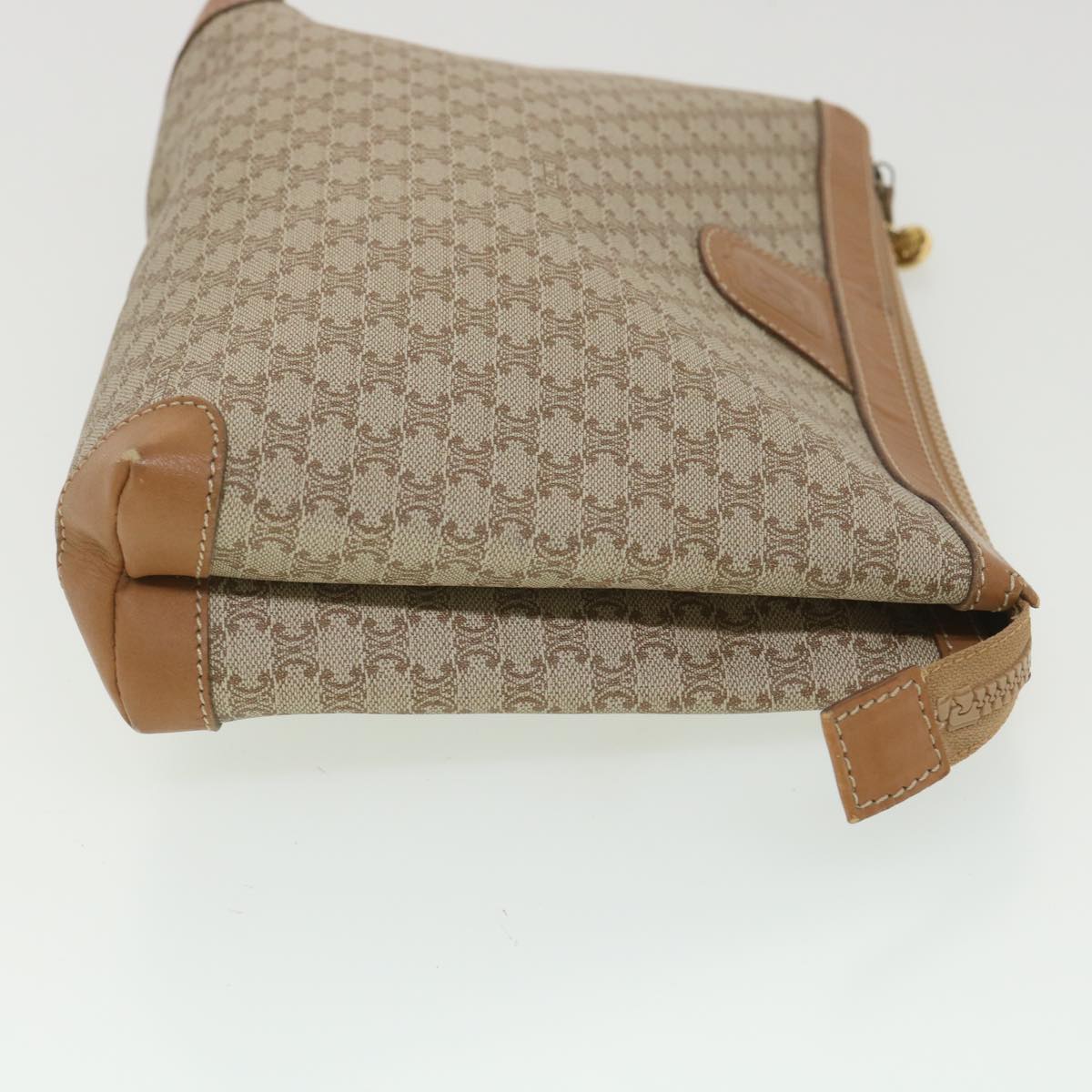Celine Macadam Canvas Clutch Bag Beige ac1845