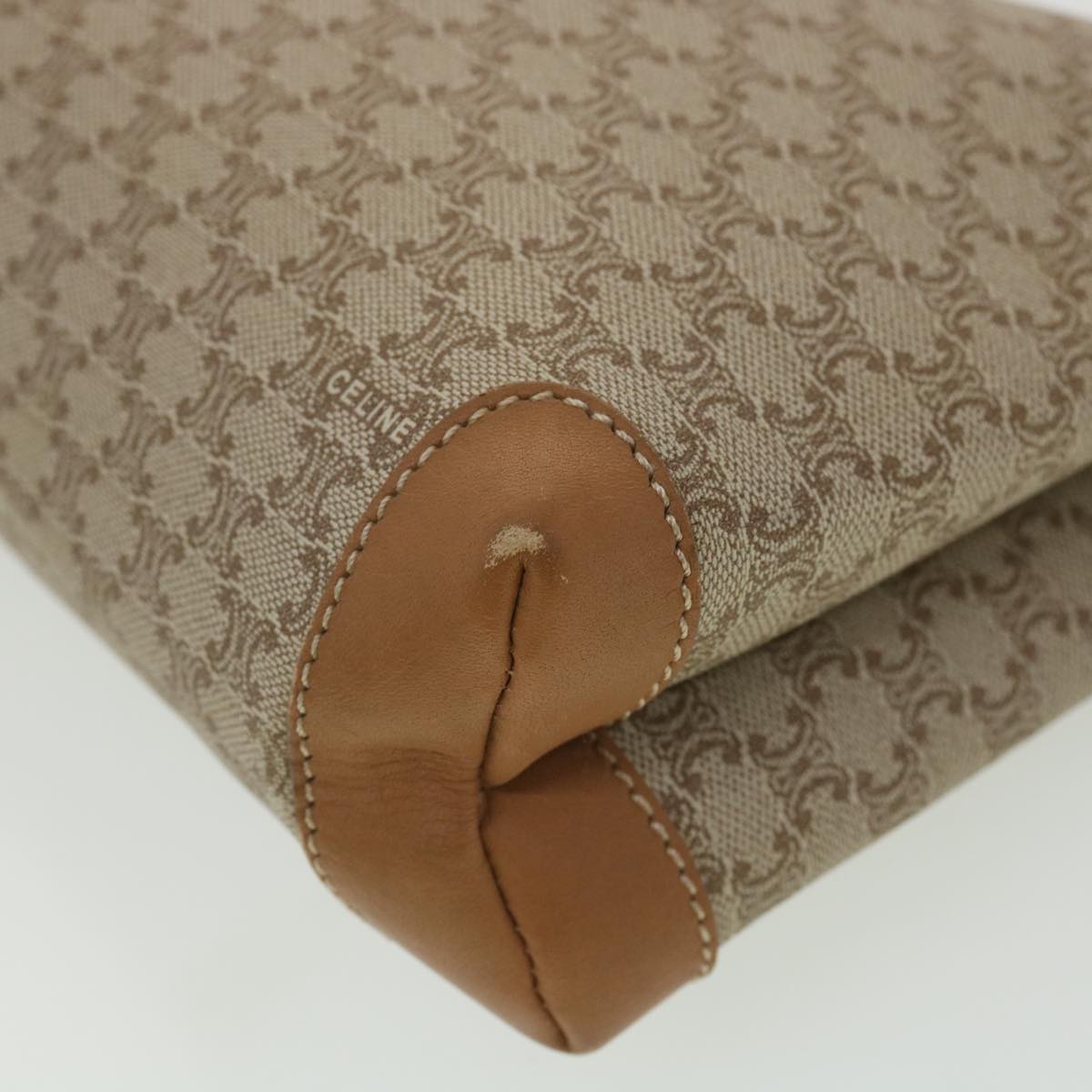 Celine Macadam Canvas Clutch Bag Beige ac1845
