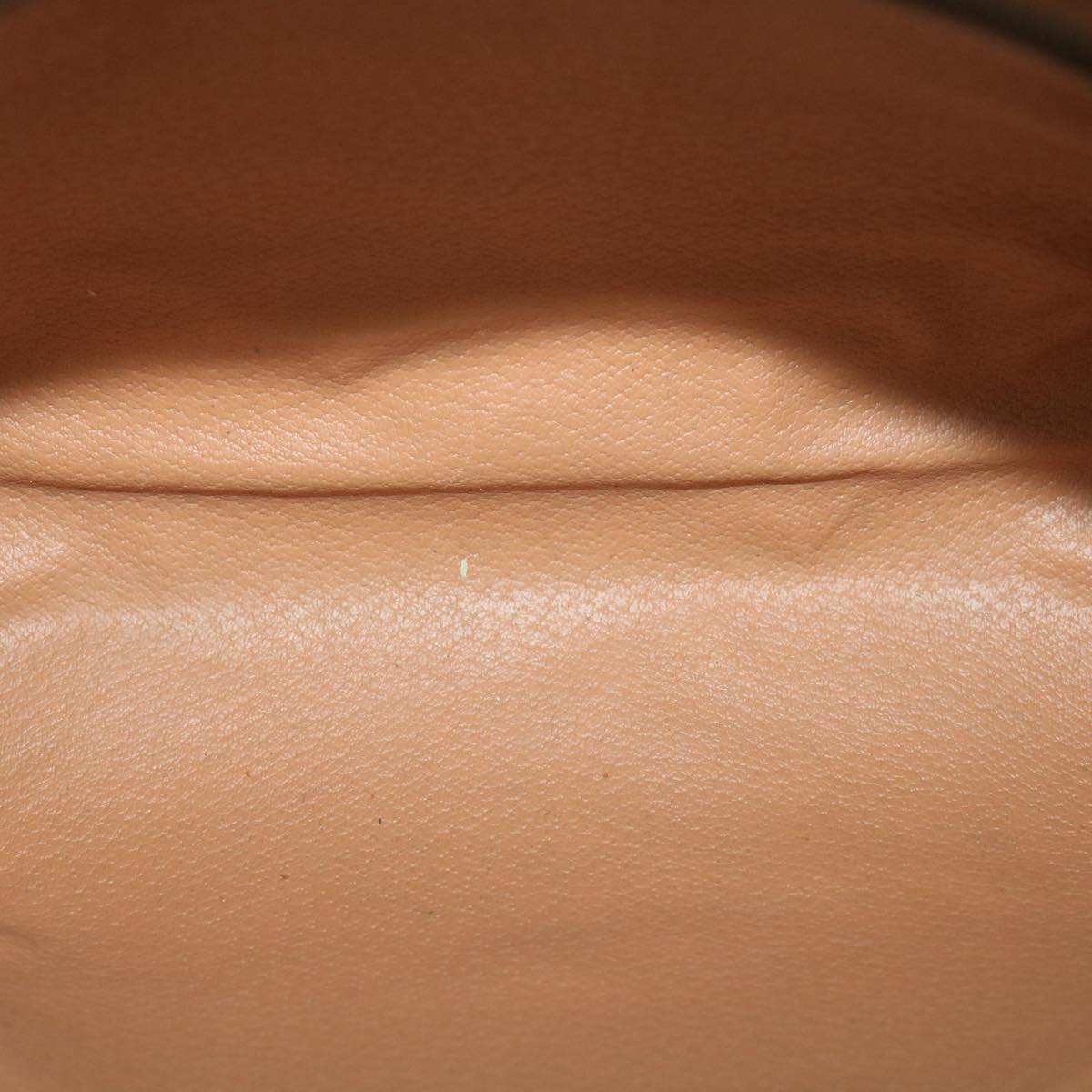 Celine Macadam Canvas Clutch Bag PVC Leather Brown ac1846