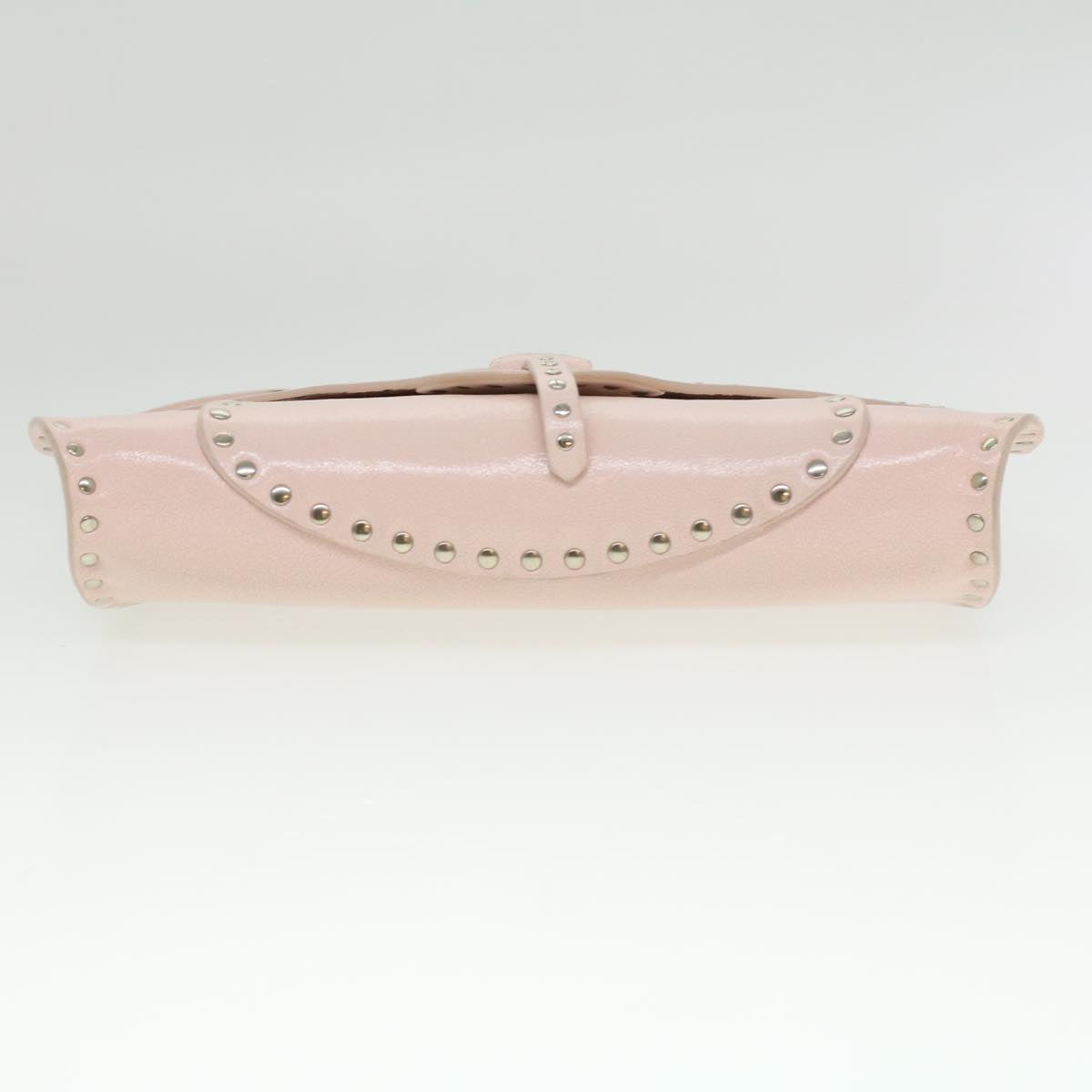 Celine Studs Shoulder Bag Leather Pink CE00/23 am3799