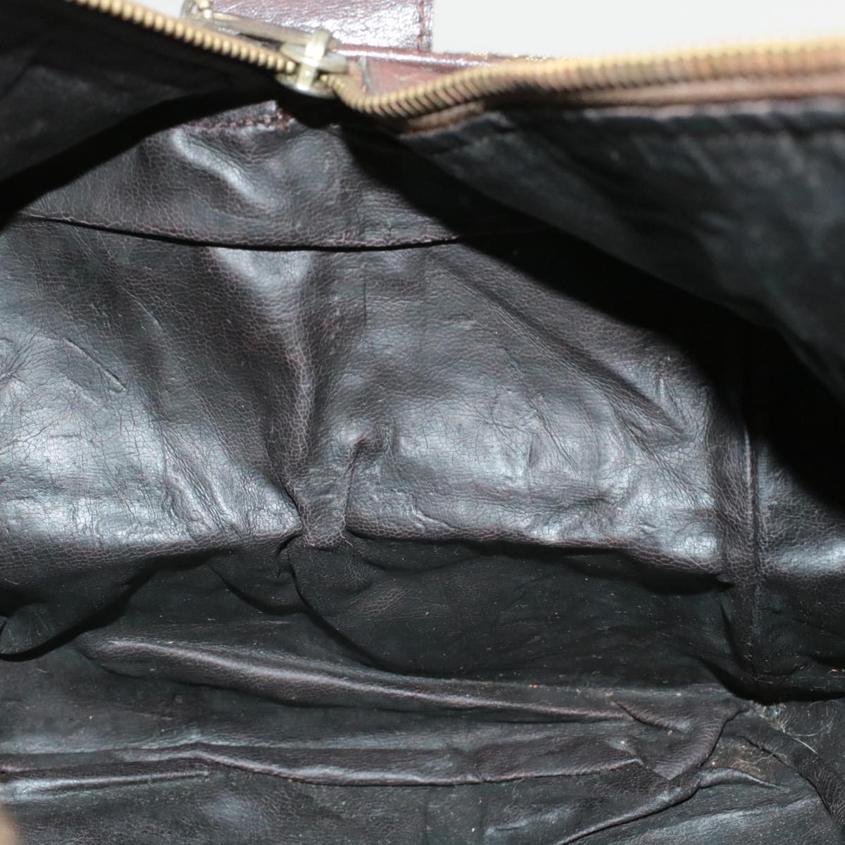 Celine C Macadam Horse Carriage Canvas Hand Bag Brown ar2957