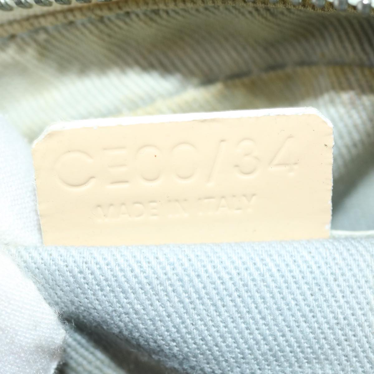 Celine Macadam Canvas Shoulder Bag Light Blue ar7070