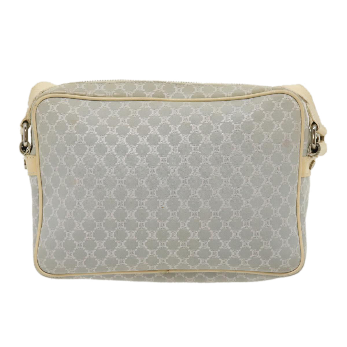 Celine Macadam Canvas Shoulder Bag Light Blue ar7070