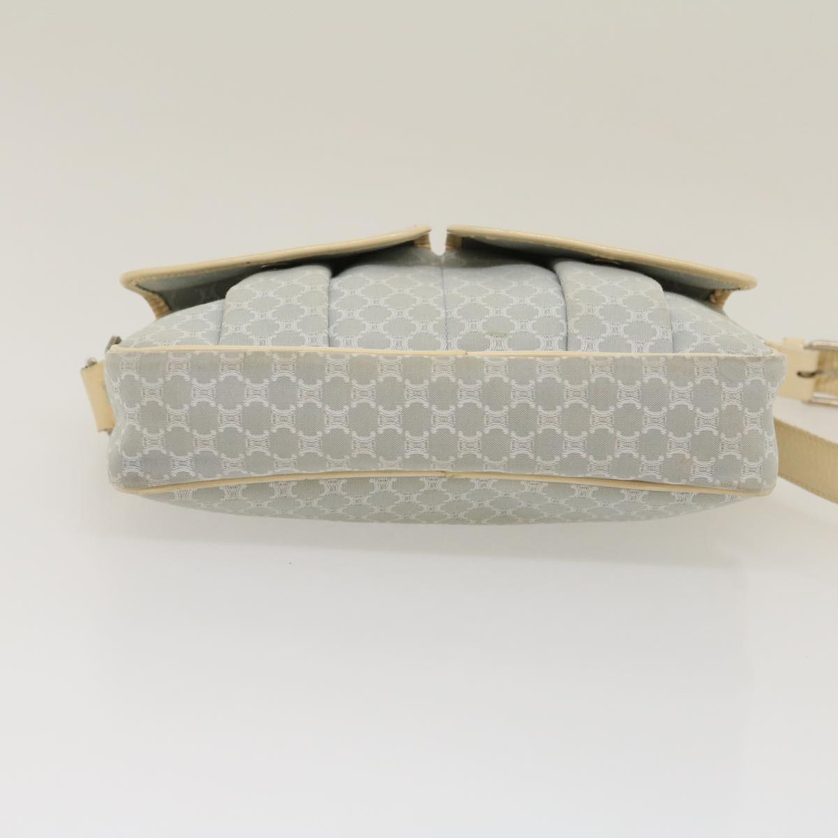 Celine Macadam Canvas Shoulder Bag Light Blue ar7070