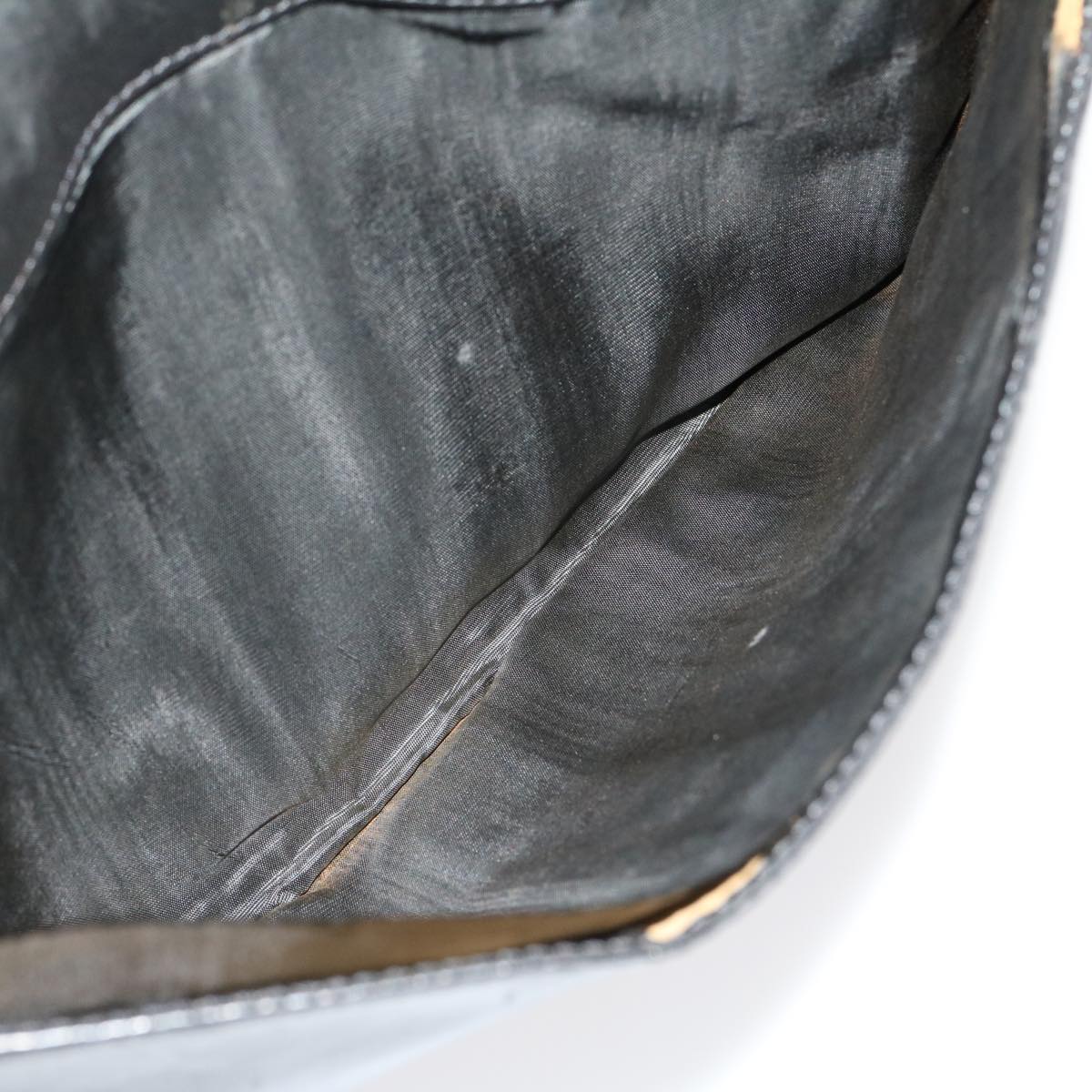 Celine Clutch Bag Leather Black ar7220