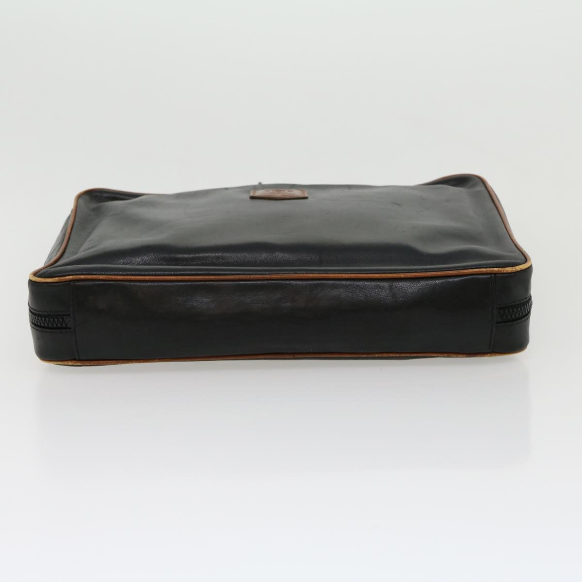 Celine Clutch Bag Leather Black ar7220