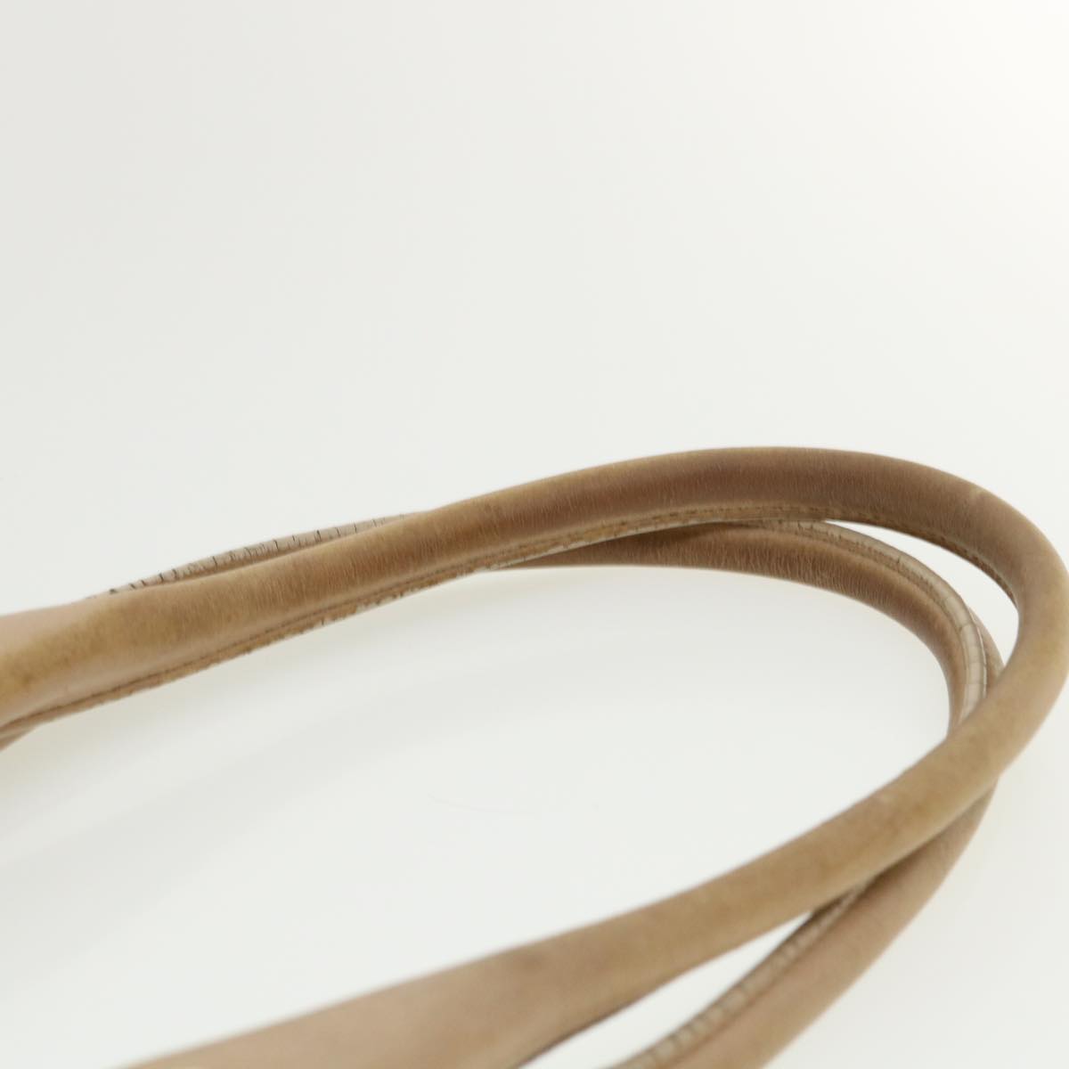 Celine Shoulder Bag Leather Beige ar8683