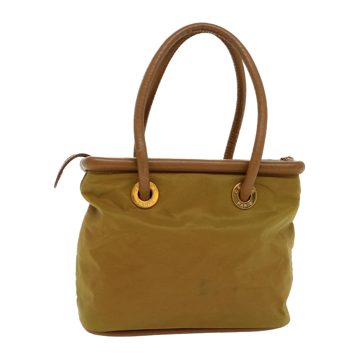 Celine Hand Bag Nylon Khaki ar9963