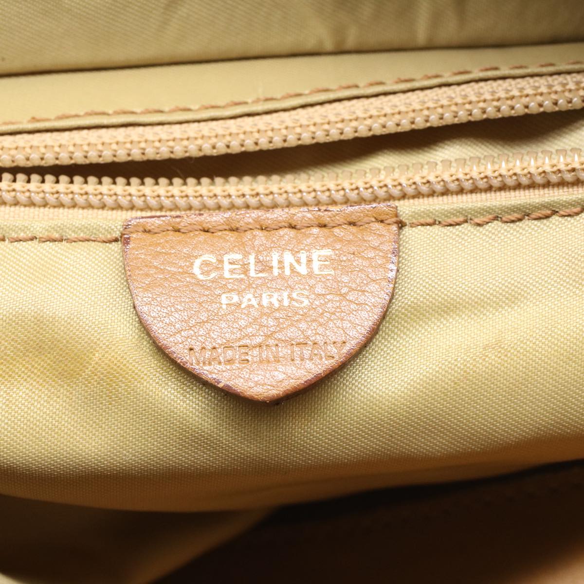 Celine Hand Bag Nylon Khaki ar9963