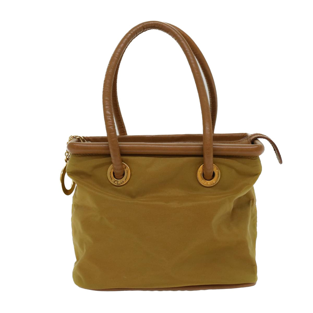Celine Hand Bag Nylon Khaki ar9963