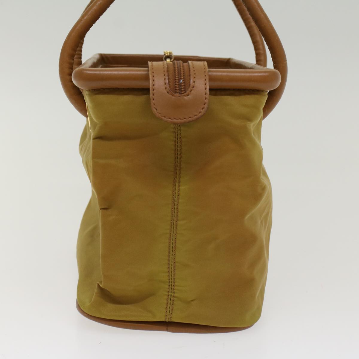 Celine Hand Bag Nylon Khaki ar9963