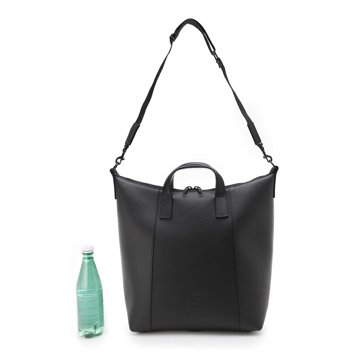 Balenciaga Hourglass Zip Tote Medium Black Grained Calf Leather 620318