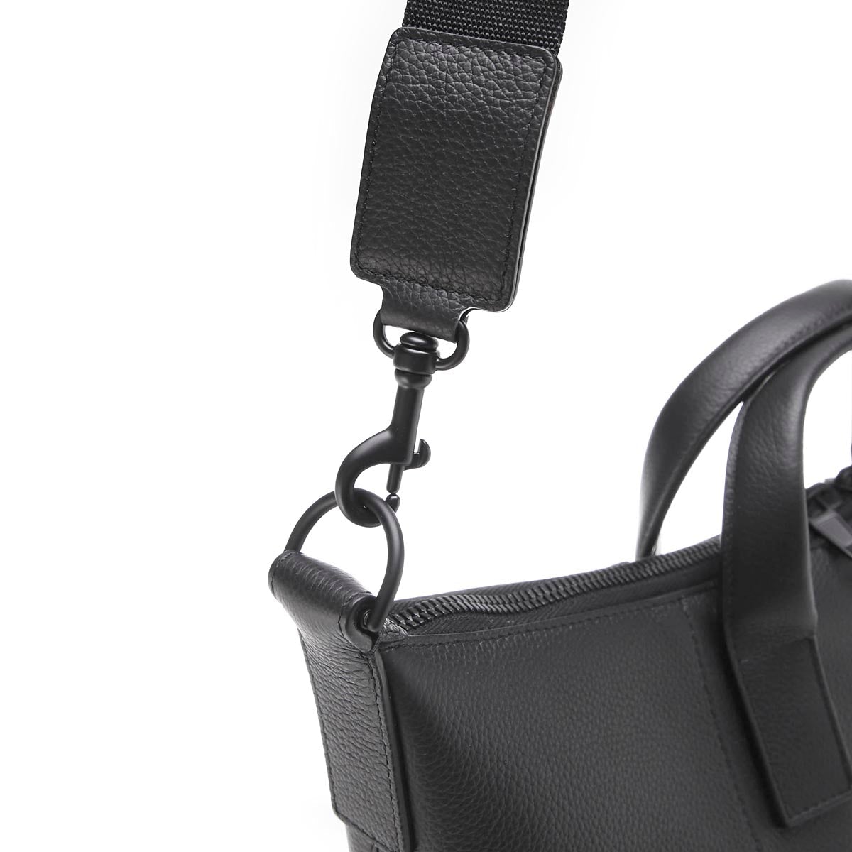 Balenciaga Hourglass Zip Tote Medium Black Grained Calf Leather 620318
