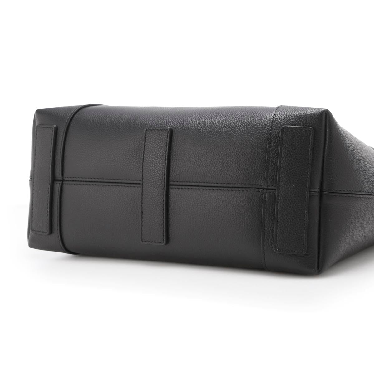 Balenciaga Hourglass Zip Tote Medium Black Grained Calf Leather 620318