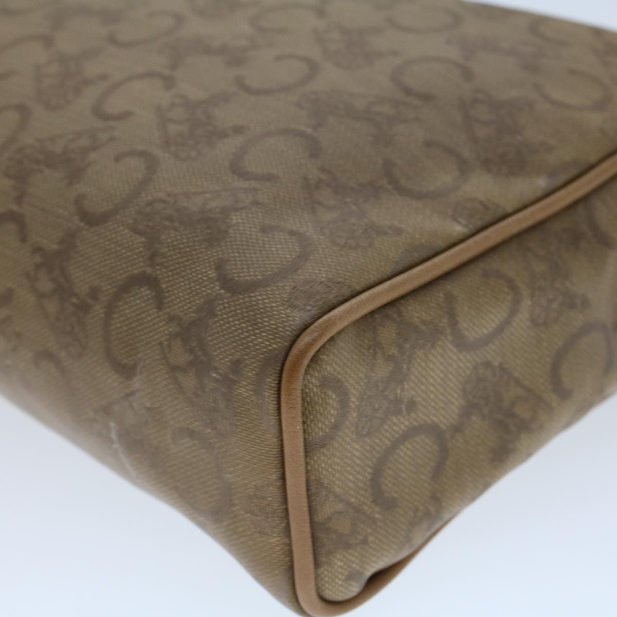 Celine C Macadam Canvas Clutch Bag Beige bs5459