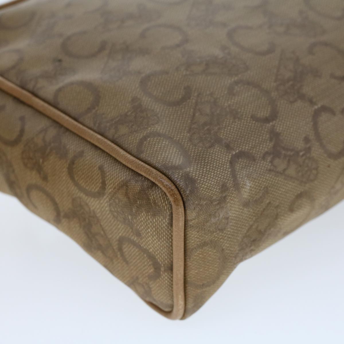 Celine C Macadam Canvas Clutch Bag Beige bs5459