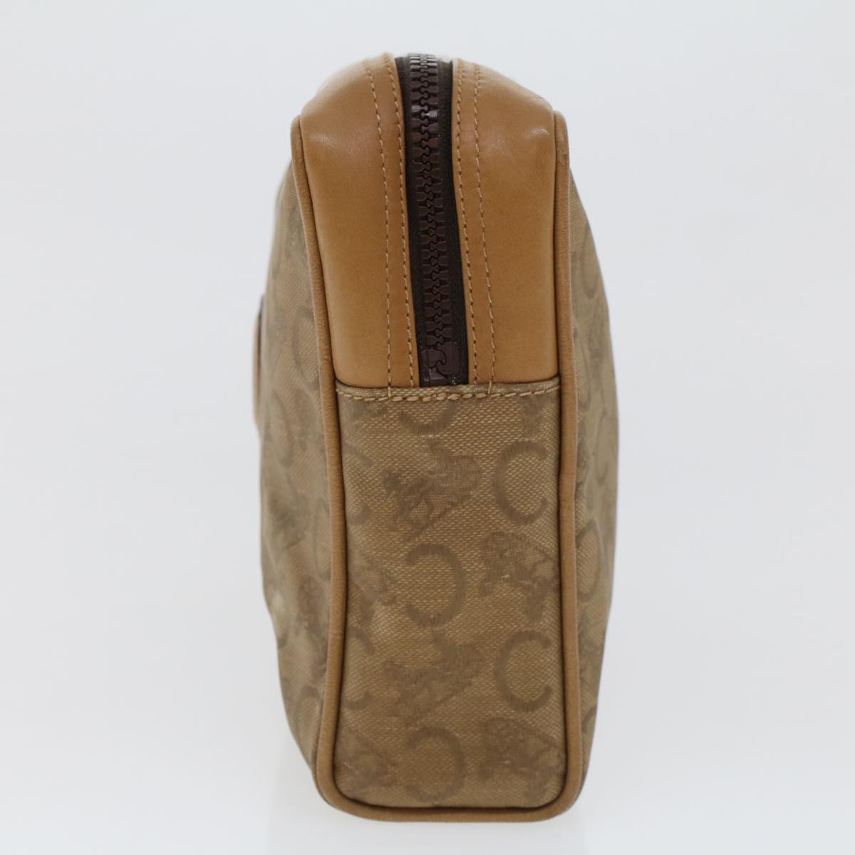 Celine C Macadam Canvas Clutch Bag Beige bs5459