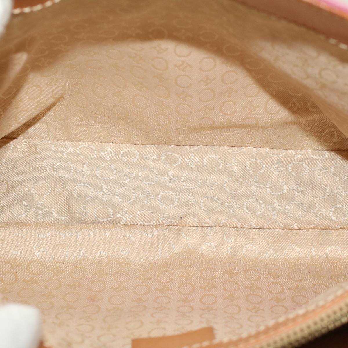 Celine C Macadam Canvas Hand Bag Pink bs5460