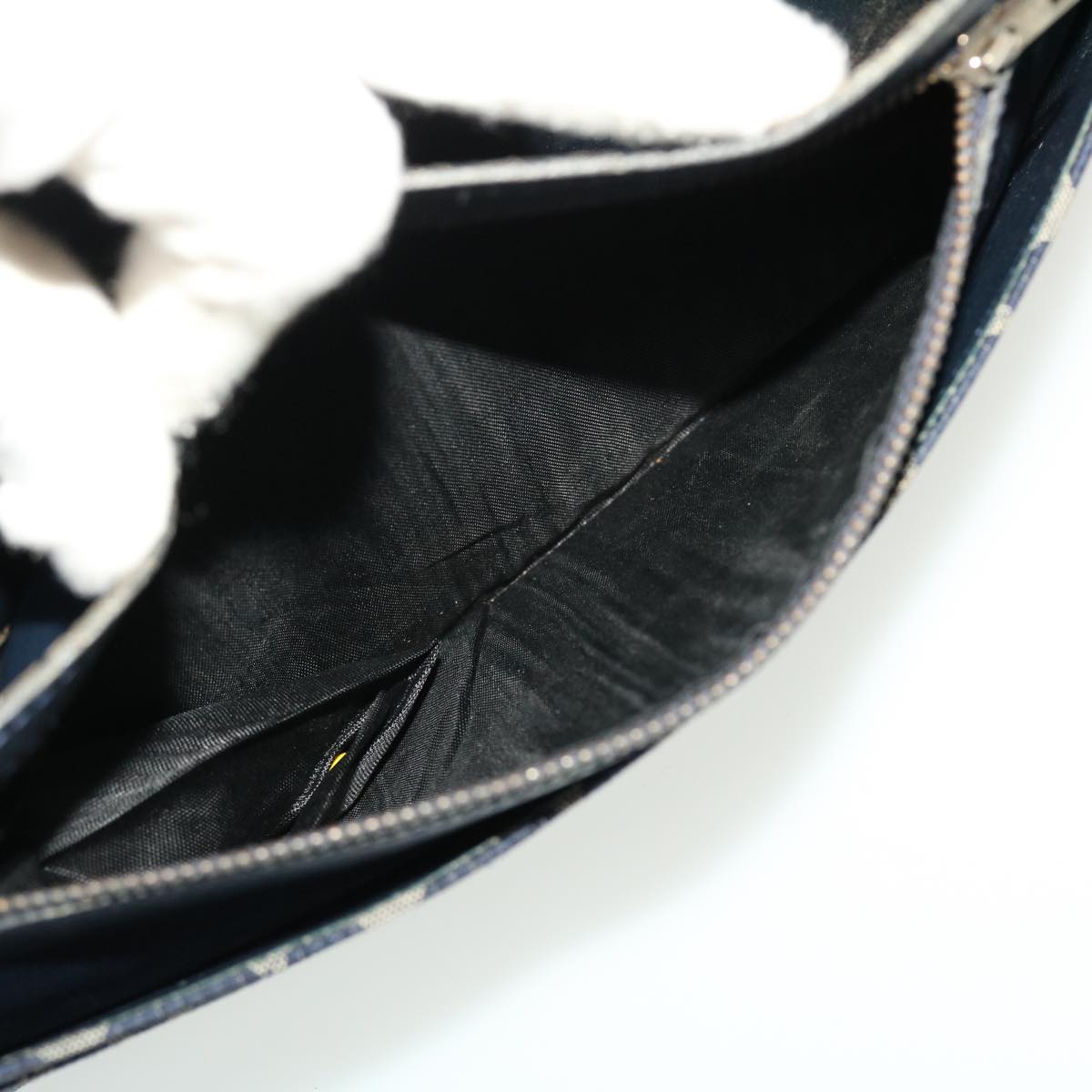 Celine C Macadam Canvas Clutch Shoulder Bag 2Set Beige Navy bs5756