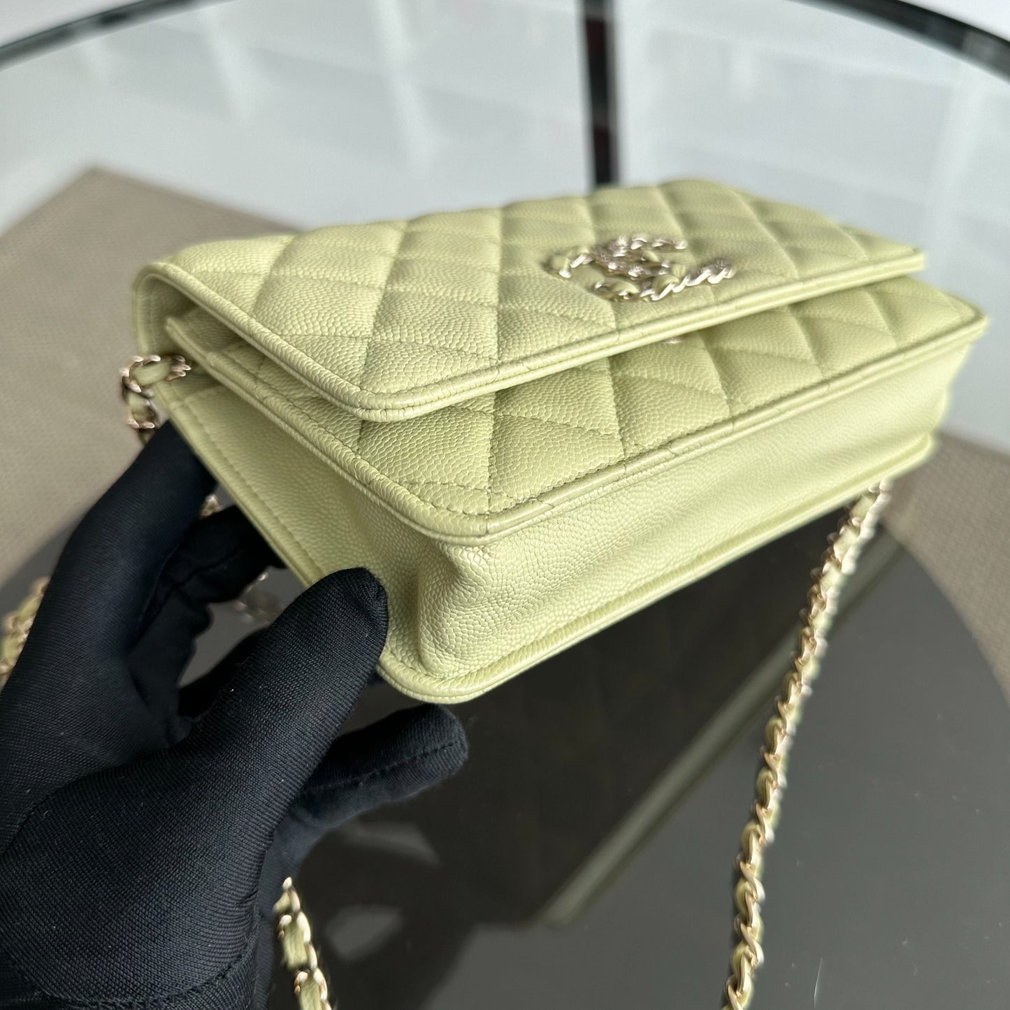 Caviar WOC Wallet On Chain Quilted French New Wave No 30
