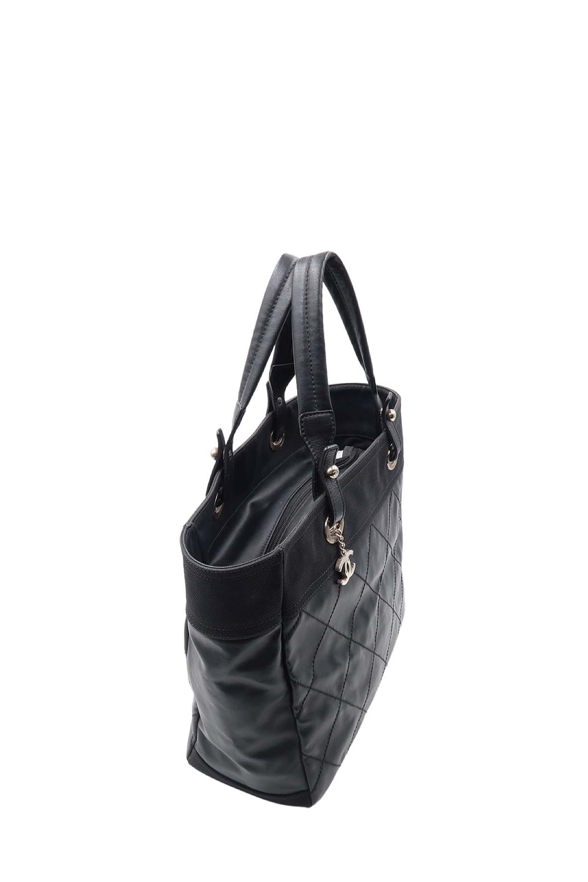 Paris Biarritz Shopping Tote Black