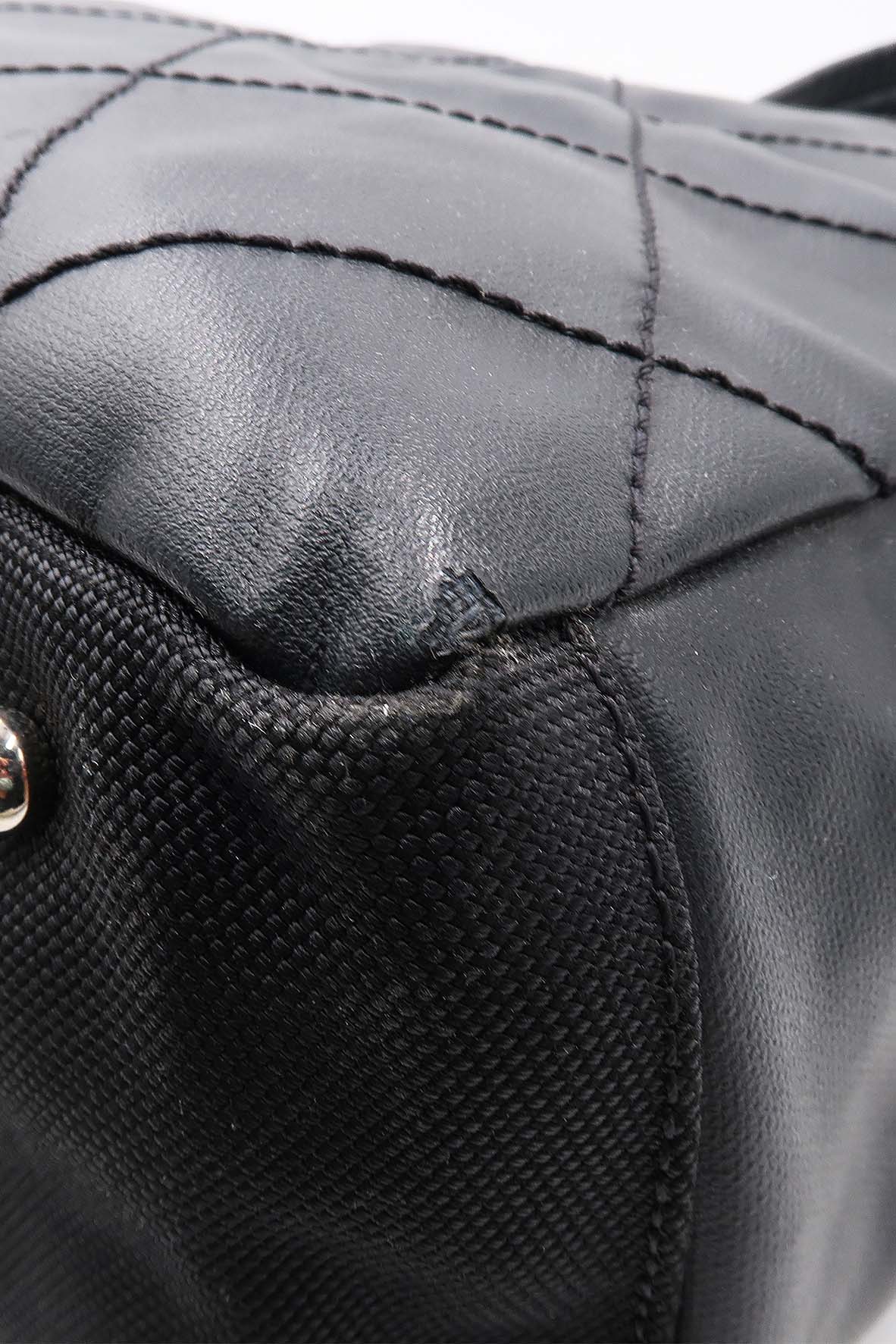 Paris Biarritz Shopping Tote Black