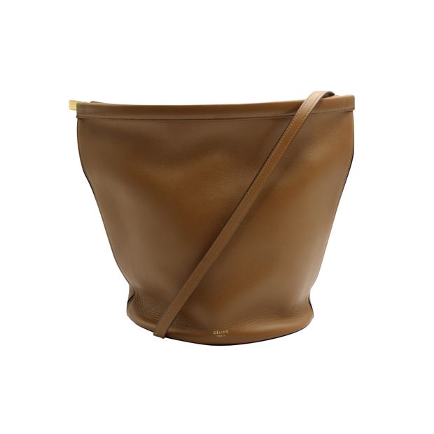 Celine Clasp Bucket Bag