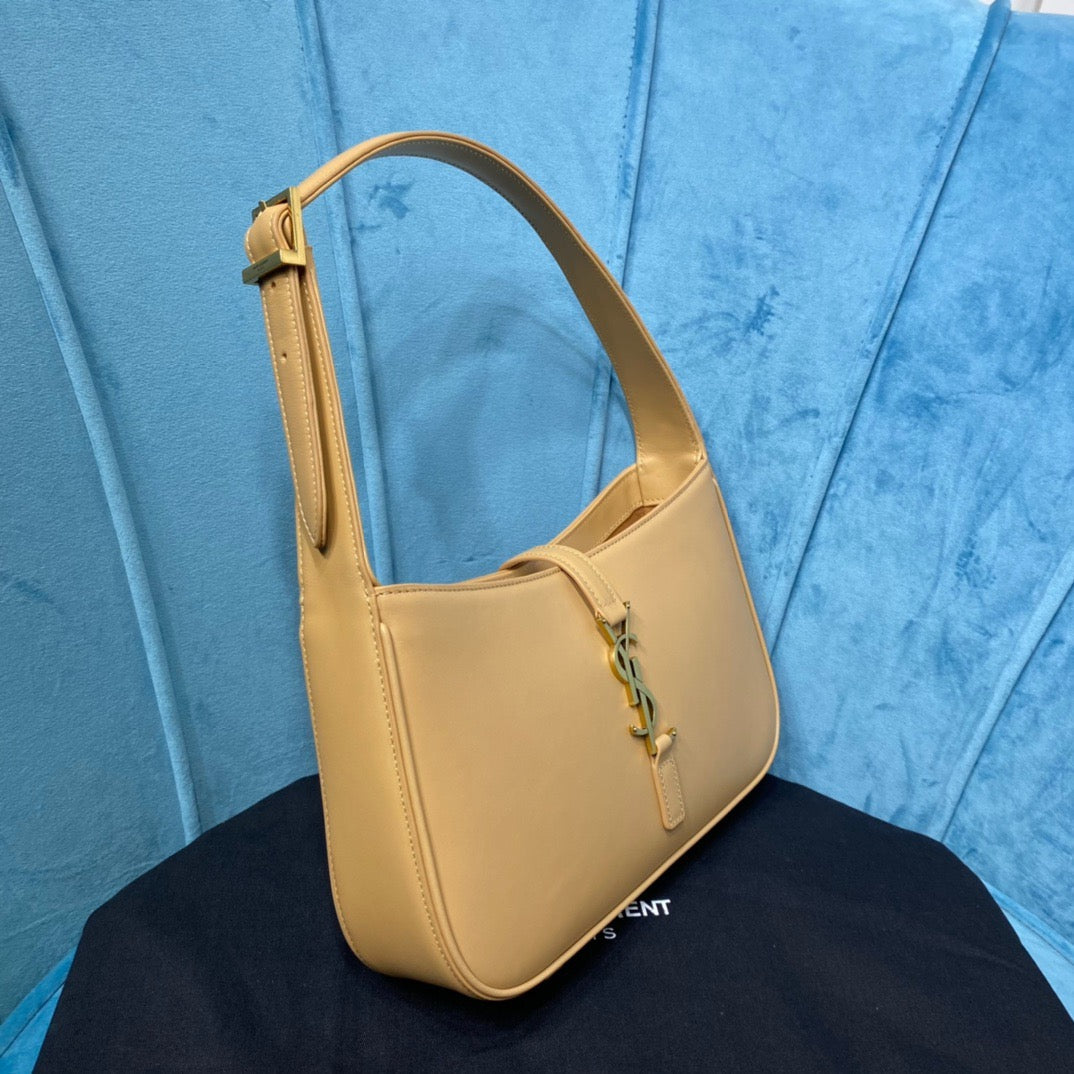 Yves Saint Laurent Hobo Bag In Smooth Beige