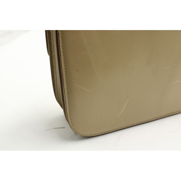 Celine Beige Medium Classic Box Crossbody Bag