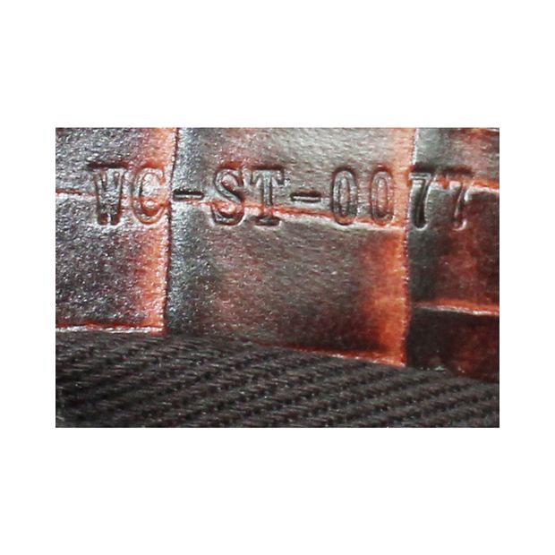 Celine Cã¨Line Vintage Brown Leather Embossed Bag