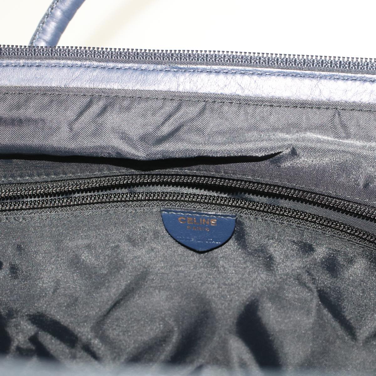 Celine Hand Bag Nylon Navy ep1160