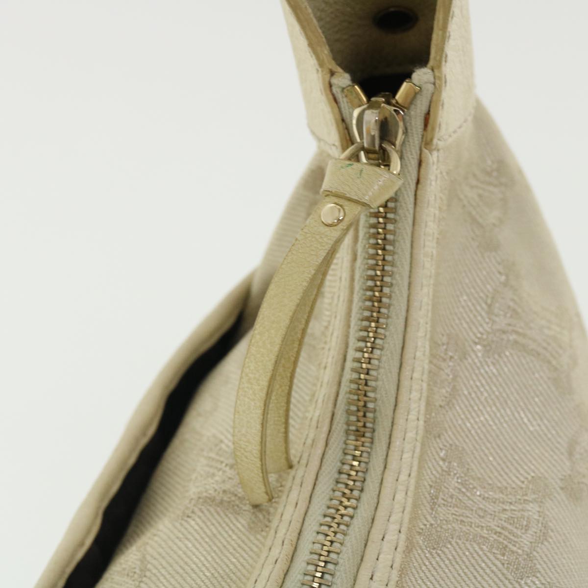 Celine Macadam Canvas Shoulder Bag Beige fm1927