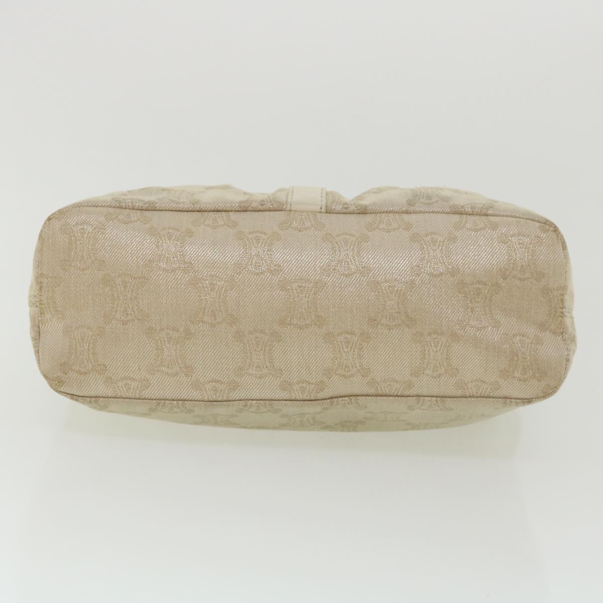 Celine Macadam Canvas Shoulder Bag Beige fm1927
