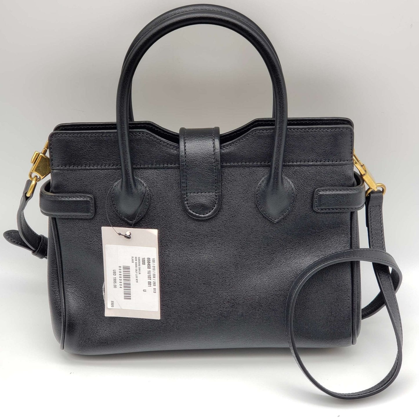 Gucci Calfskin New Sakai Lux Small Dahkia Top Handle Shoulder Bag