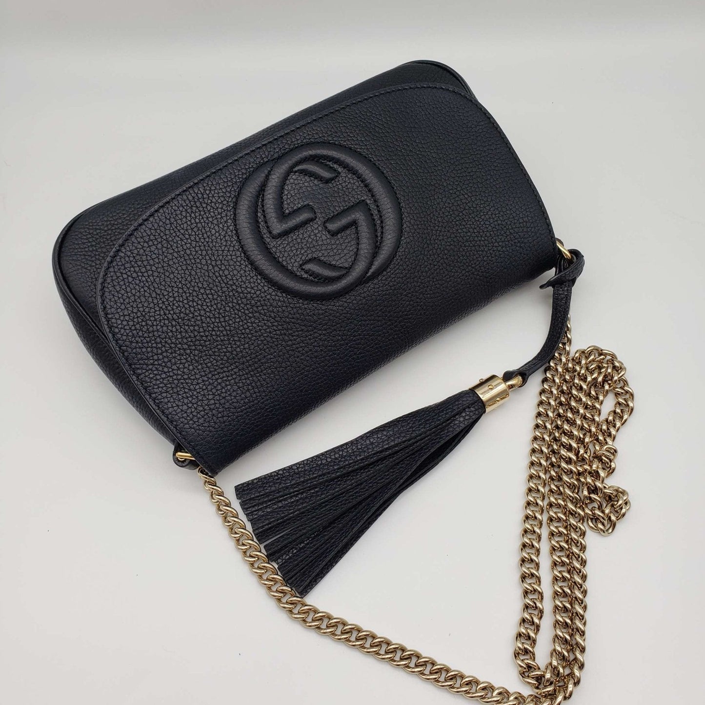 Gucci GG Soho on Chain Crossbody Shoulder Bag