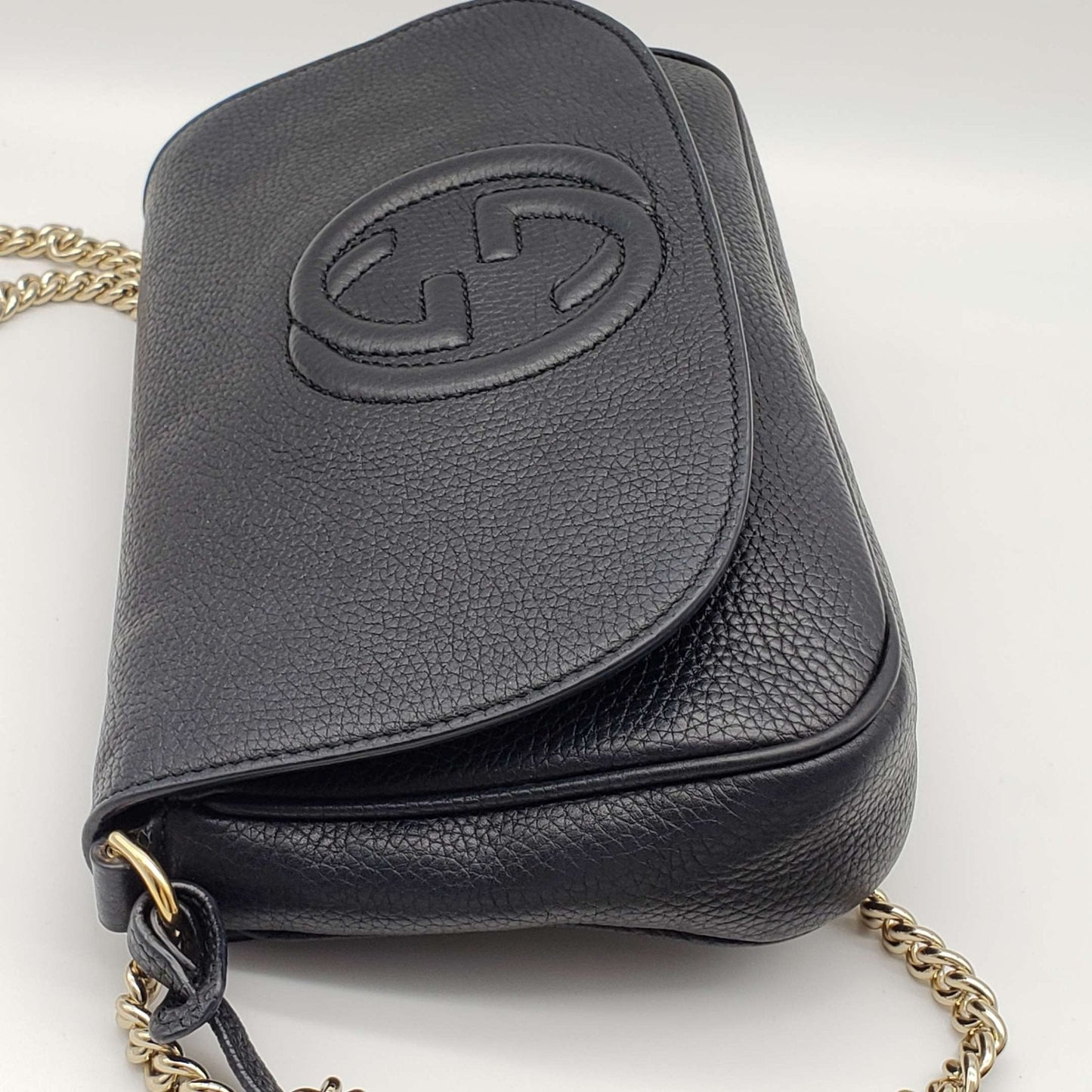 Gucci GG Soho on Chain Crossbody Shoulder Bag