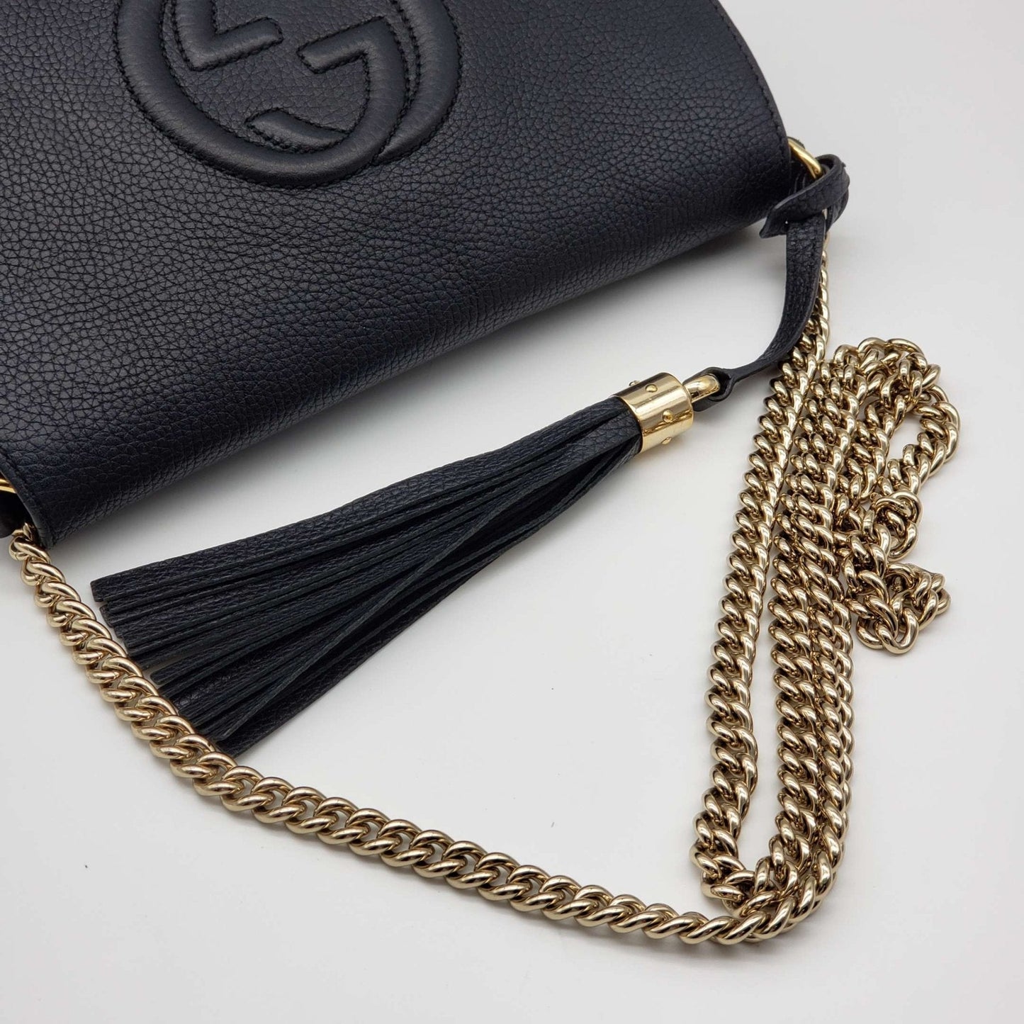 Gucci GG Soho on Chain Crossbody Shoulder Bag