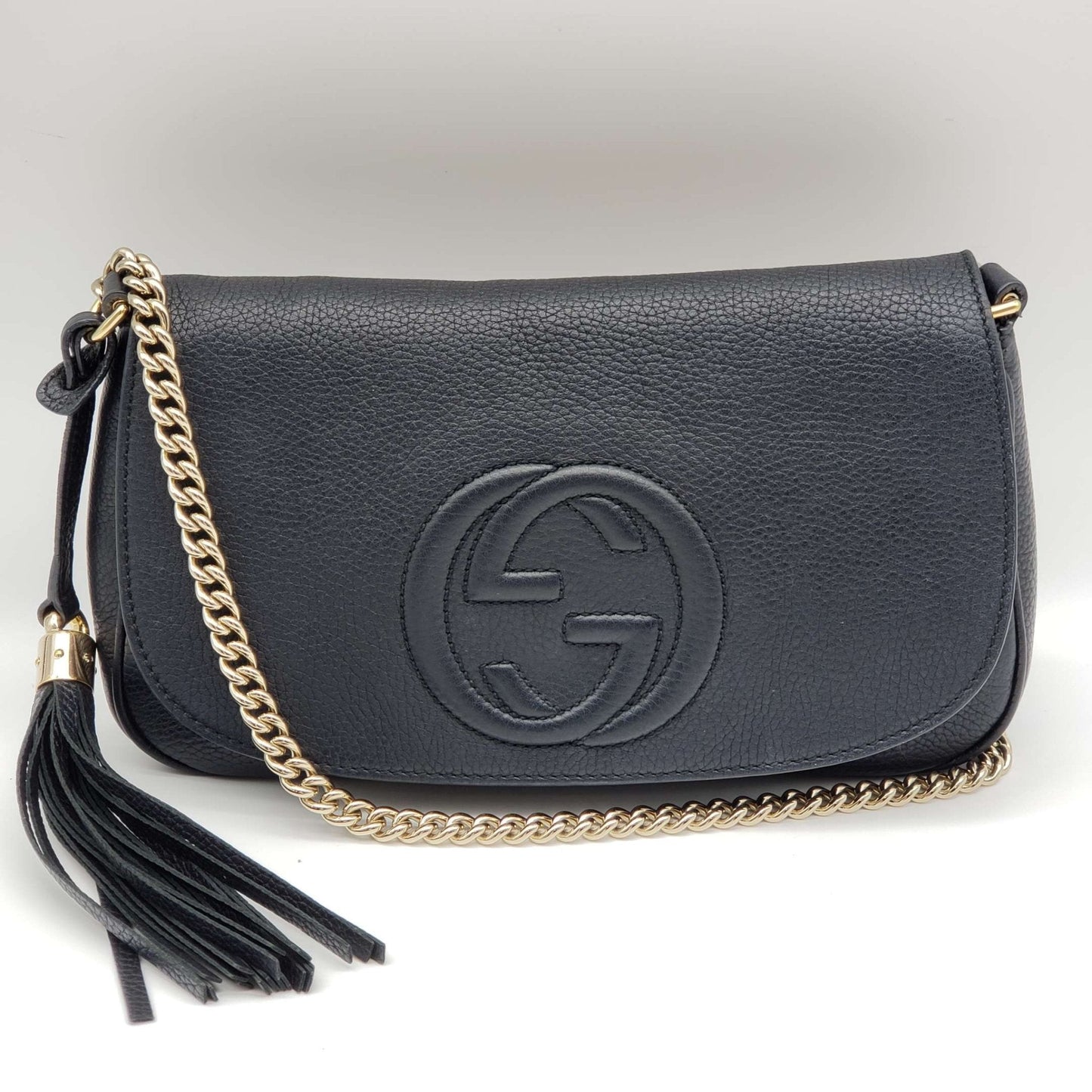 Gucci GG Soho on Chain Crossbody Shoulder Bag
