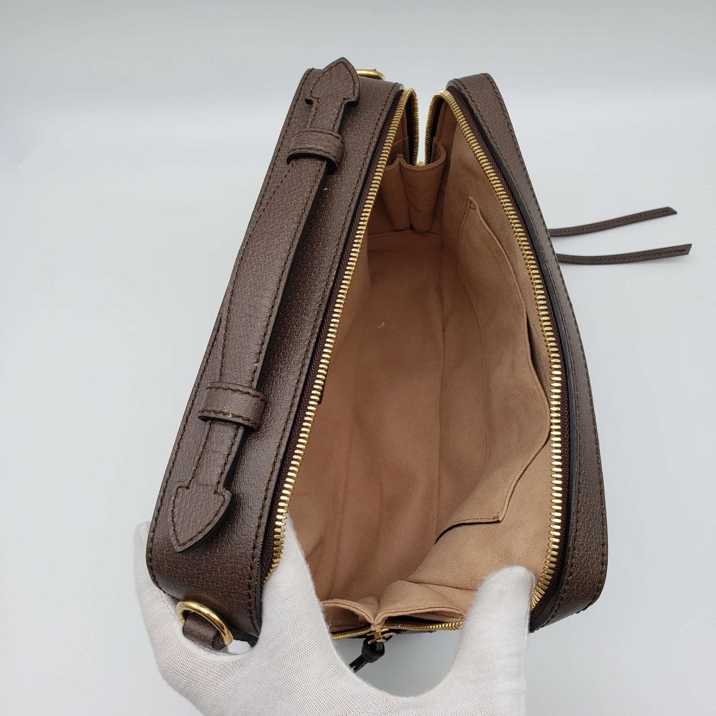 Gucci GG Supreme Web Top Handle Shoulder Bag