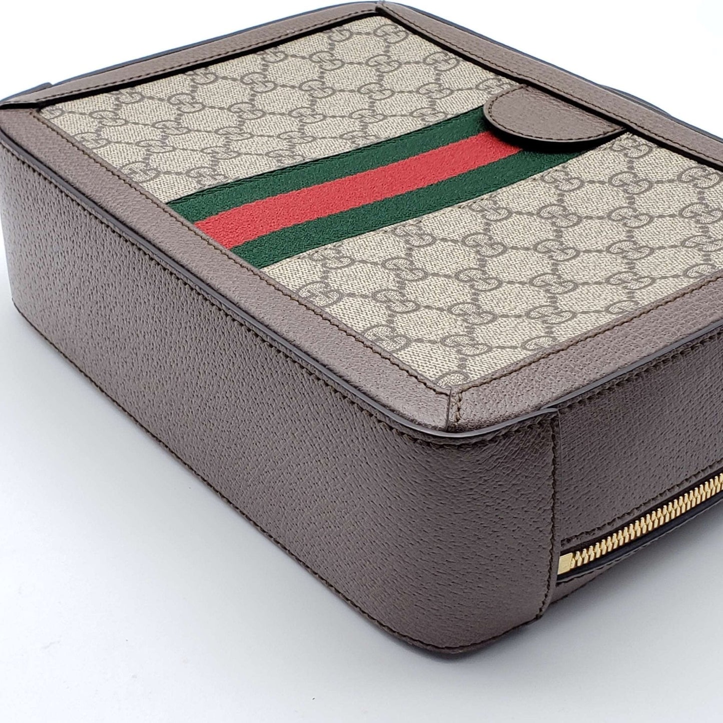 Gucci GG Supreme Web Top Handle Shoulder Bag