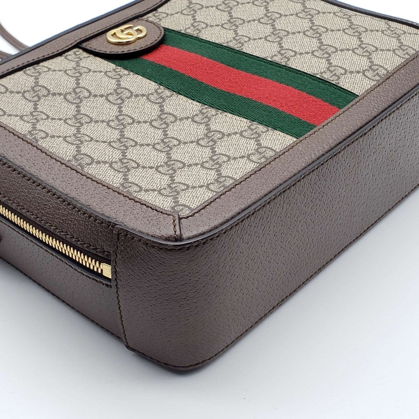 Gucci GG Supreme Web Top Handle Shoulder Bag