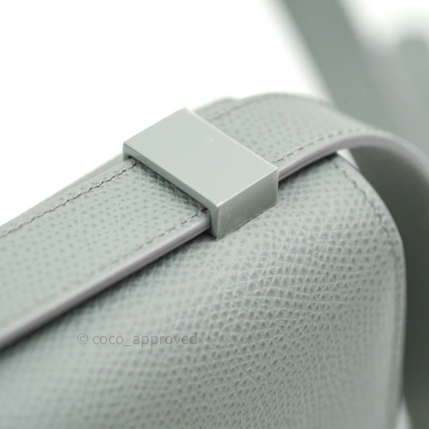 Christian Dior Grained Calfskin Montaigne Flap 30 Ultramatte Gray