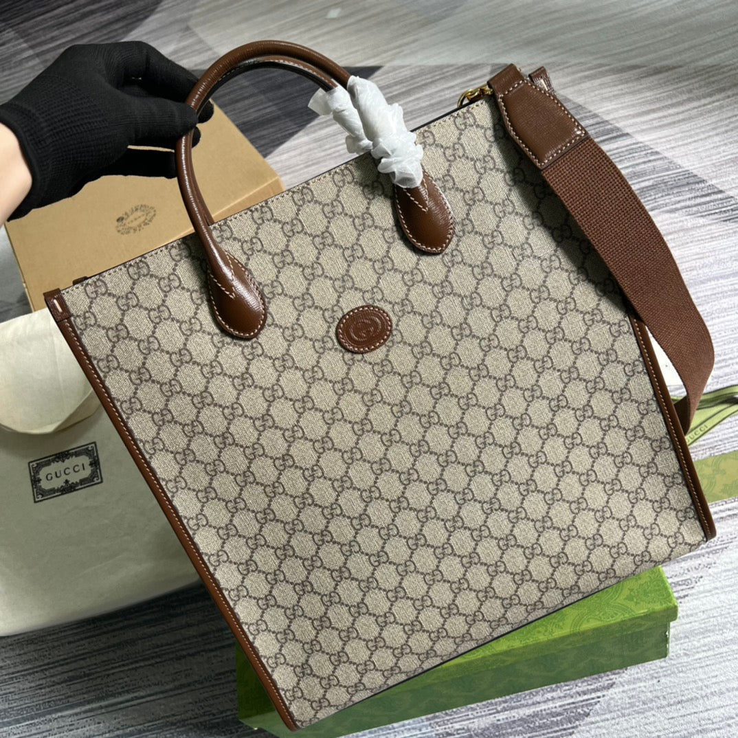 Gucci Medium Tote Bag With Interlocking G