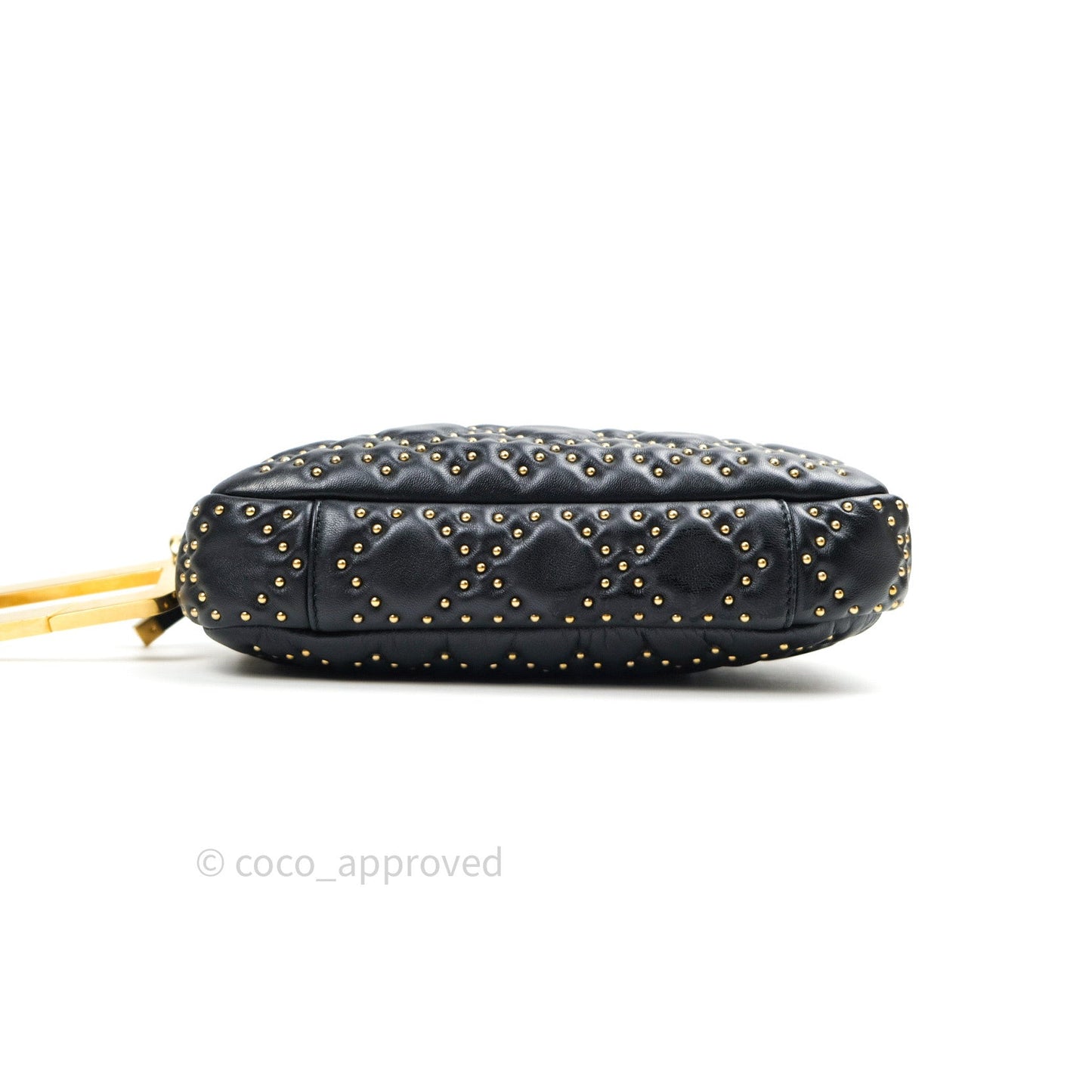 Dior Studded Lambskin Diorquake Clutch Bag