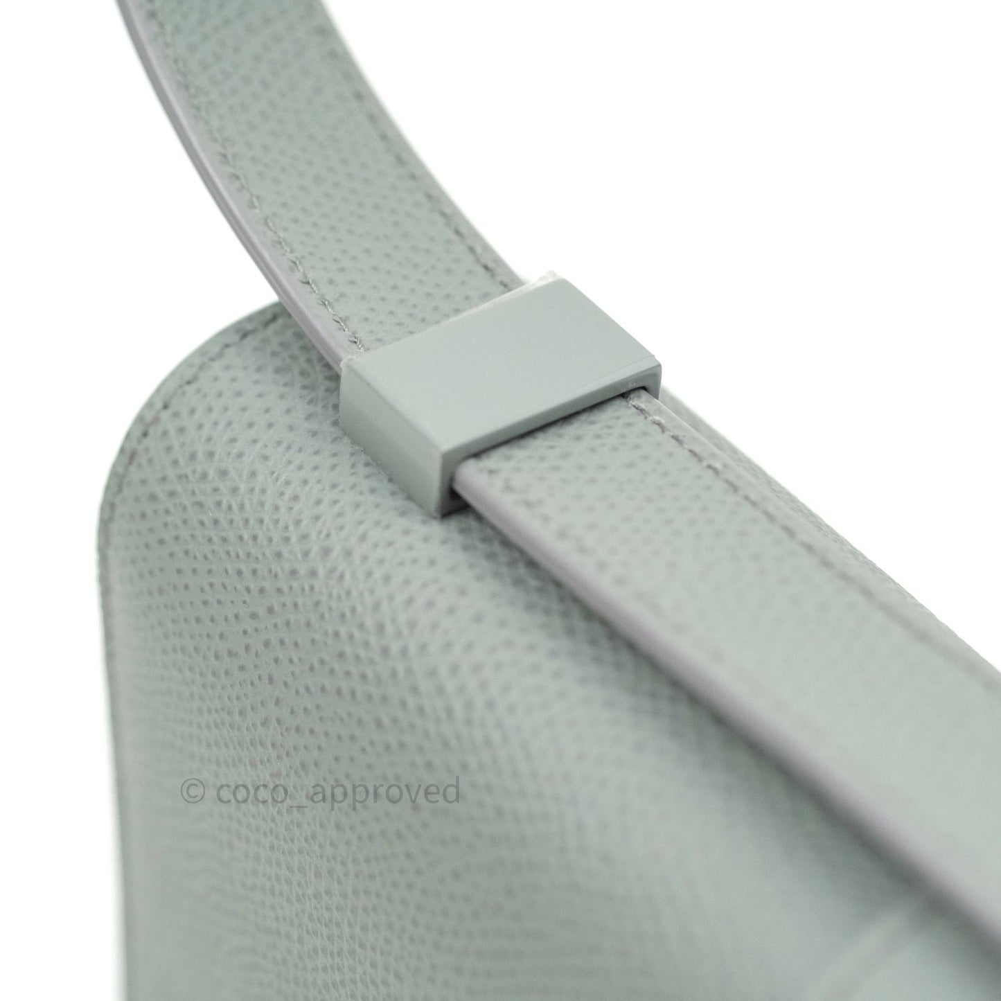 Christian Dior Grained Calfskin Montaigne Flap 30 Ultramatte Gray