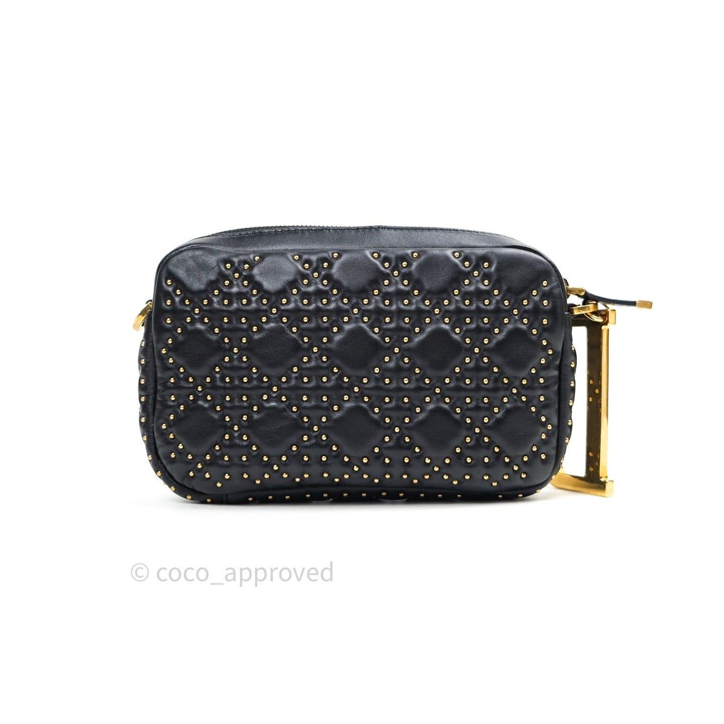 Dior Studded Lambskin Diorquake Clutch Bag