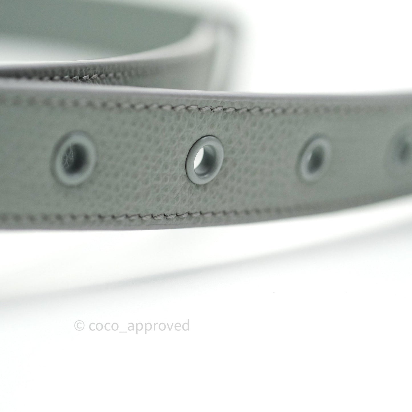 Christian Dior Grained Calfskin Montaigne Flap 30 Ultramatte Gray