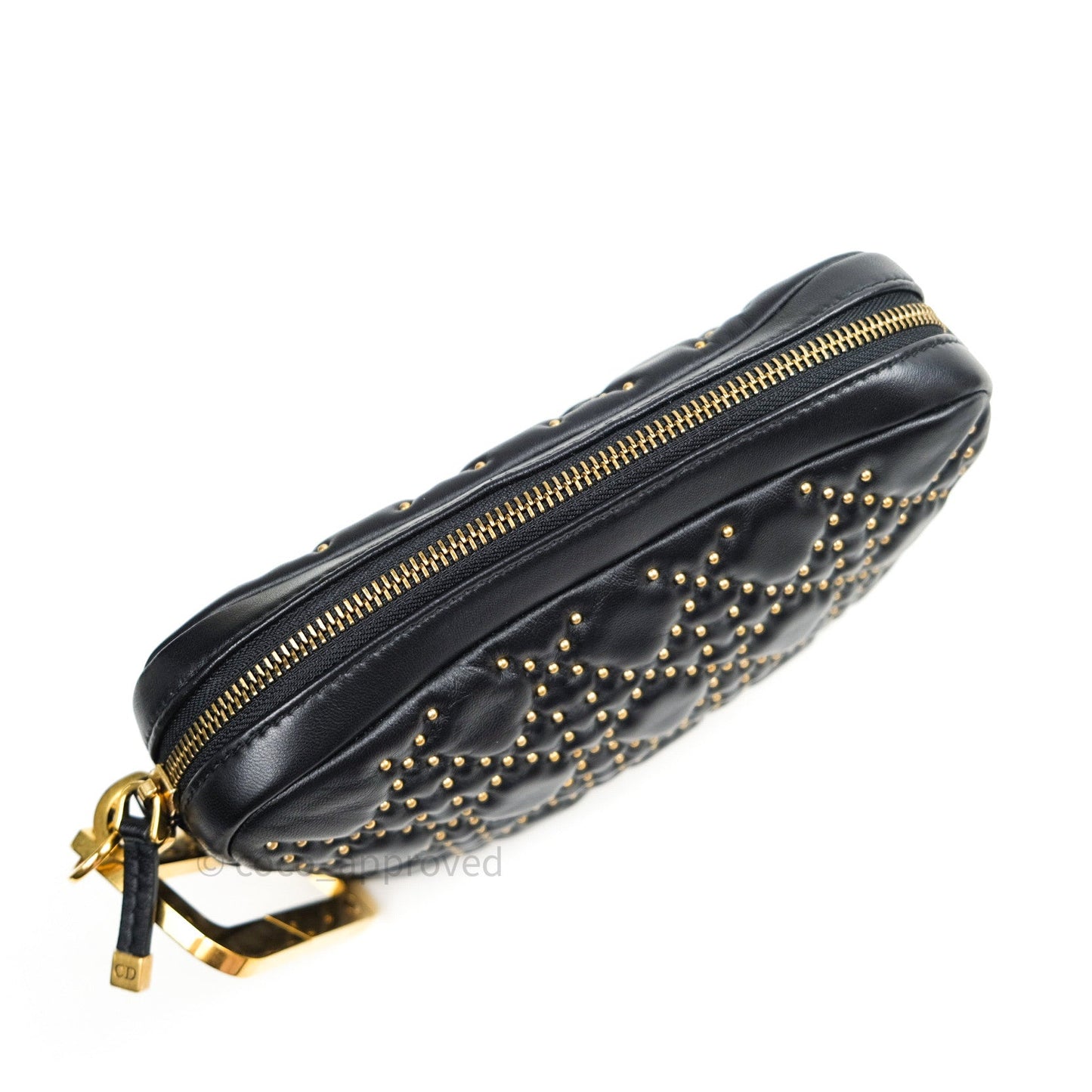 Dior Studded Lambskin Diorquake Clutch Bag