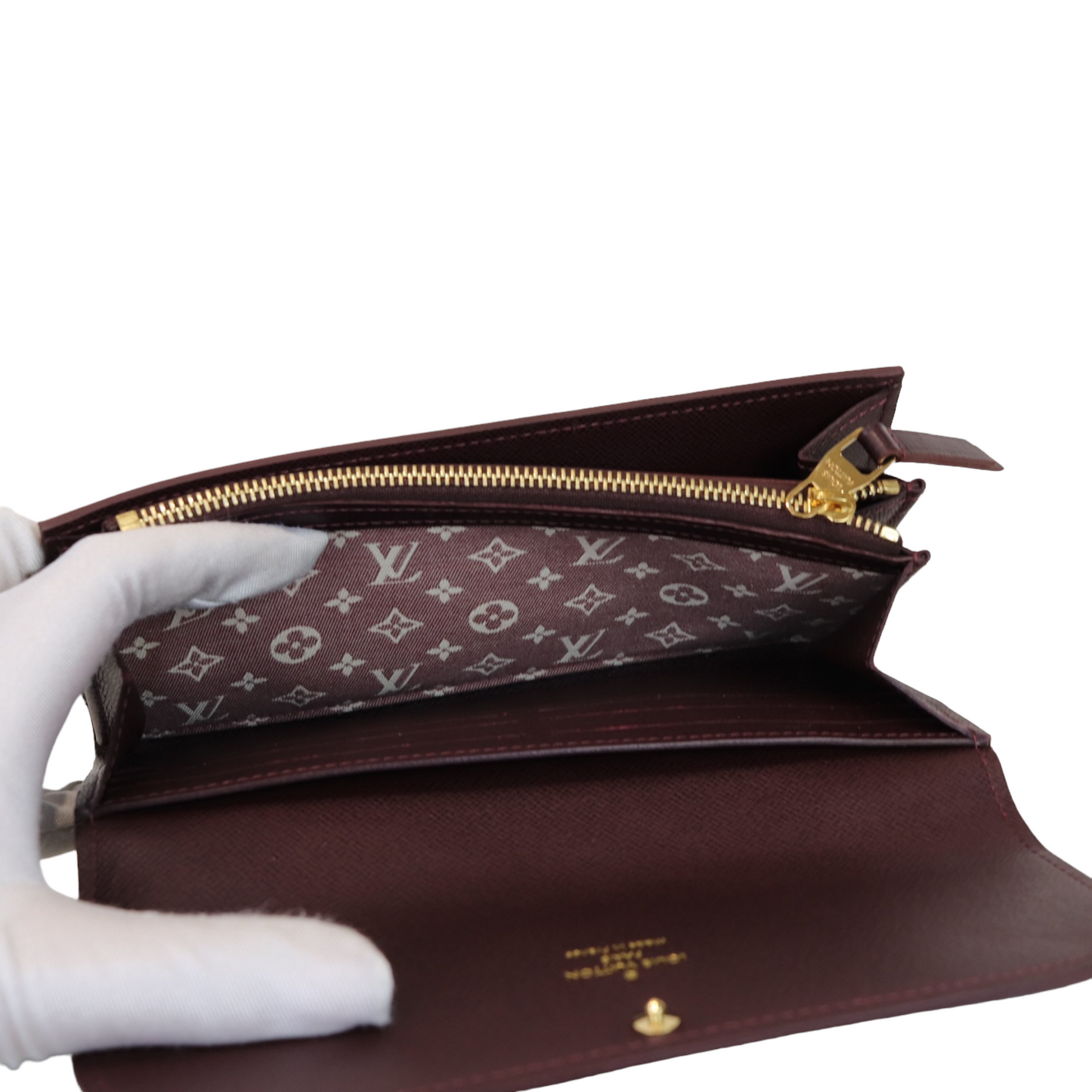 Louis-Vuitton Mini lin long Wallet