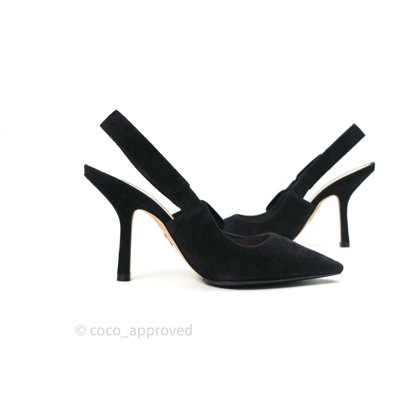 Dior Suede Black Heels Size 36